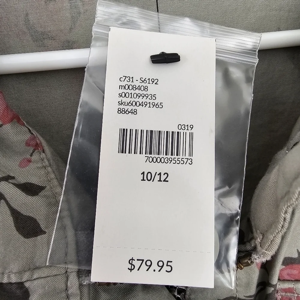 LANE BRYANT Floral military jacket size 10/12 NWT - Picture 4 of 11